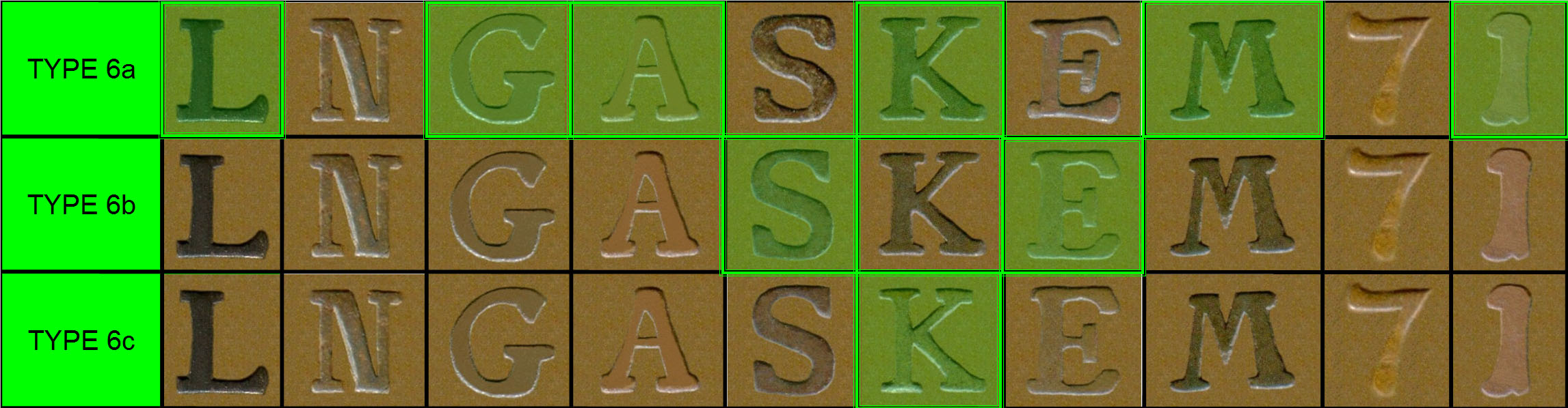 Copenhagen Type 6 font comparison